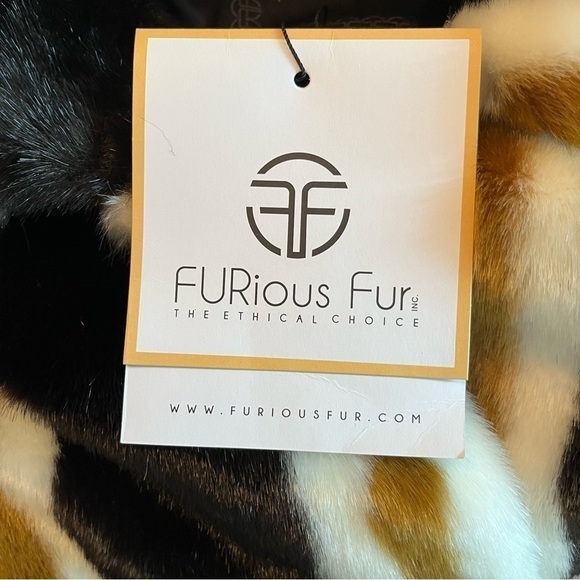 FURIOUS Fur® ‘Primrose’ Trench (Women’s Small, Brown) NEW WITH TAGS - Picture 5 of 8